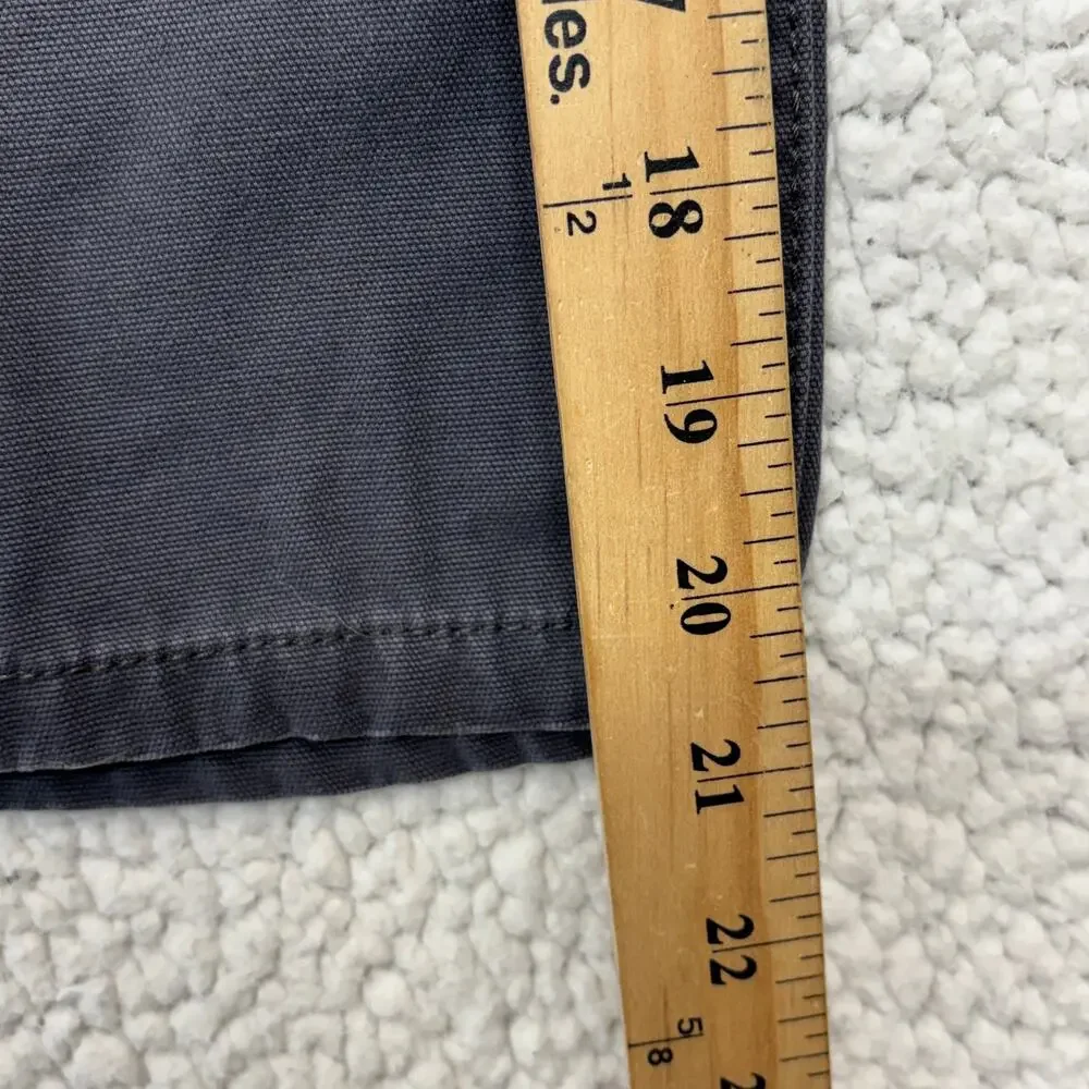OshKosh B'gosh Utility Pants Toddler 3T Charcoal Gray Canvas Baggy Fit Straight